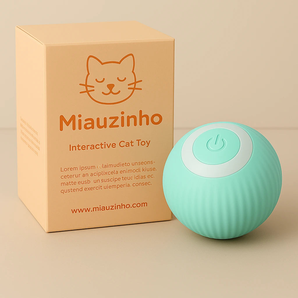 MiauTwist — A bolinha inteligente que se move sozinha, transforma a diversão em saúde, alegria e instinto natural ativado do seu gato. [PROMOÇÃO EXCLUSIVA]