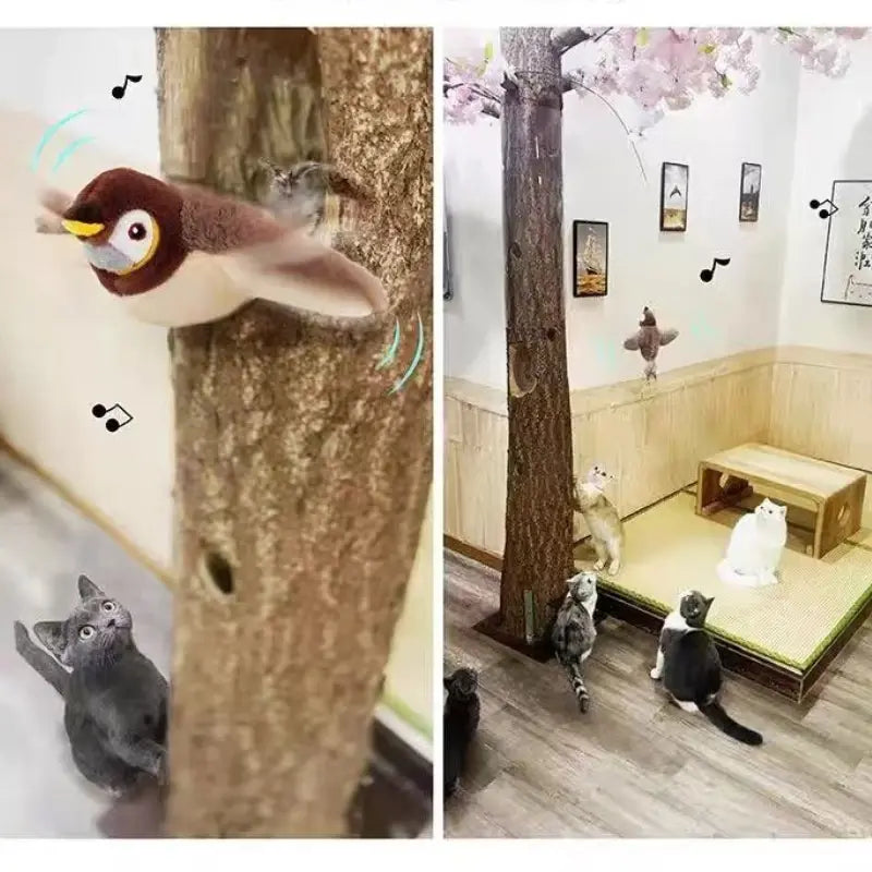 AsaViva! | Pássaro Interativo para Gatos - Diversão e Bem-Estar Miauzinho
